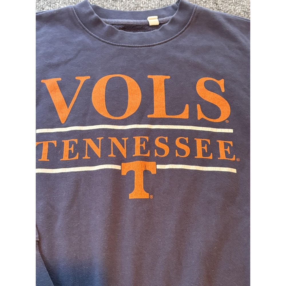 Tennessee Volunteers Sweatshirt Mens XS NCAA Football Crewneck Tailgate Fleece - Picture 2 of 10